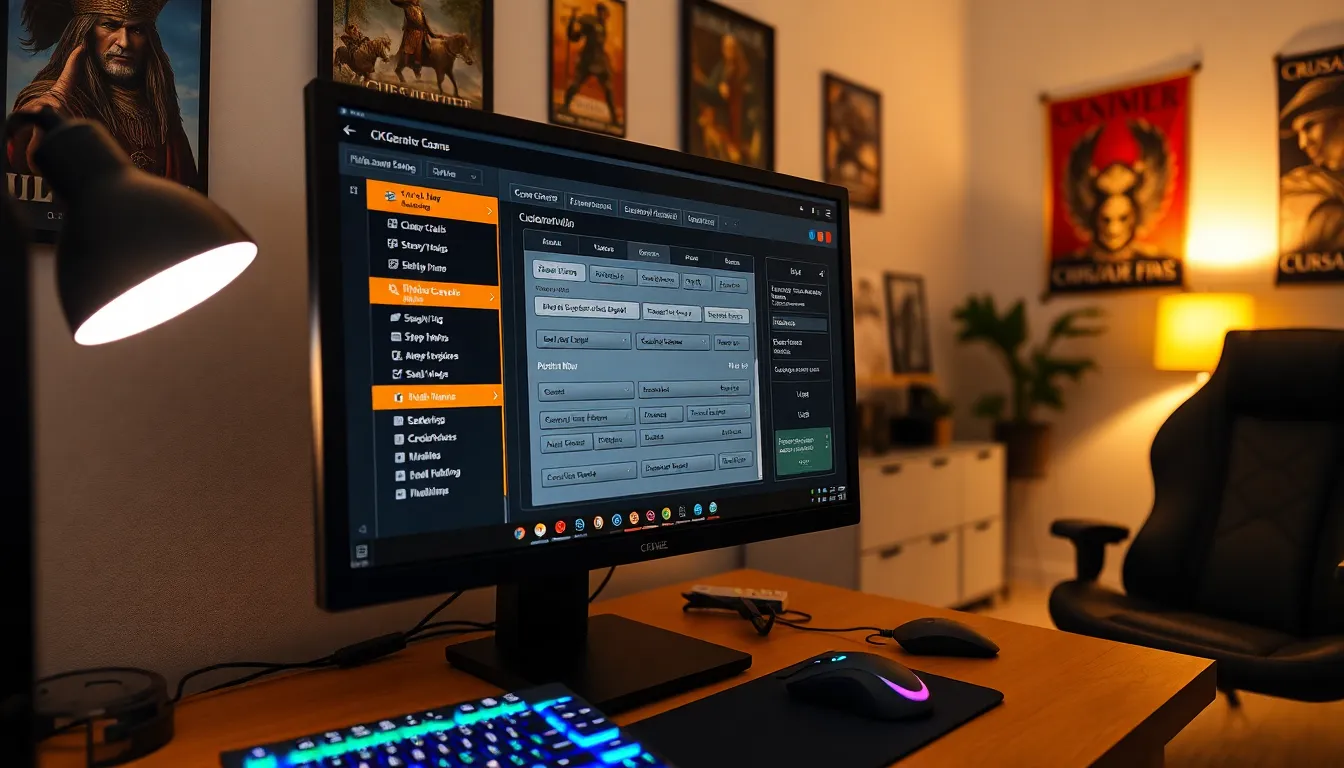 Computer screen displaying the CK2Generator interface for Crusader Kings II.